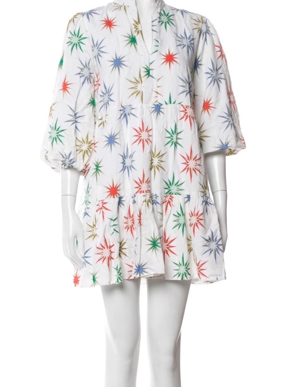 Emily McCarthy Starburst Print Mini Dress